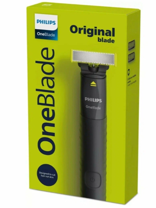 Soqol mashinasi Philips OneBlade QP1424, soqol, mo'ylov, aylanma, suv o'tkazmaydigan