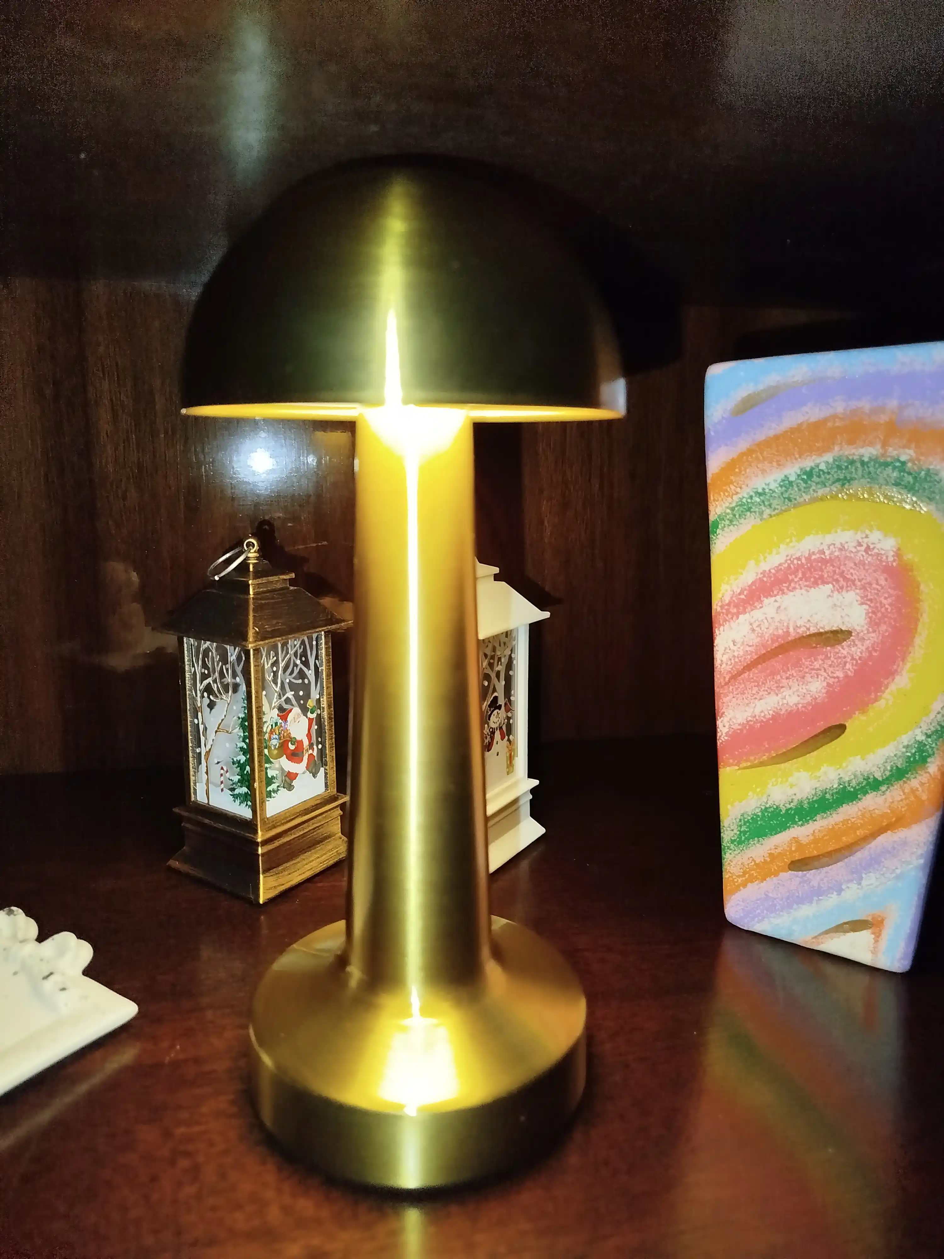 Stol usti, sensorli, simsiz lampa