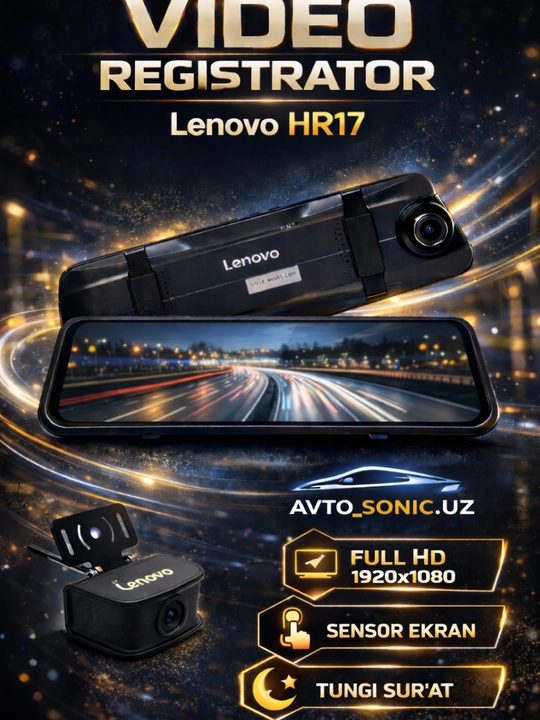 Lenovo HR17 Full HD videoregistratori Old va orqa kamera - 