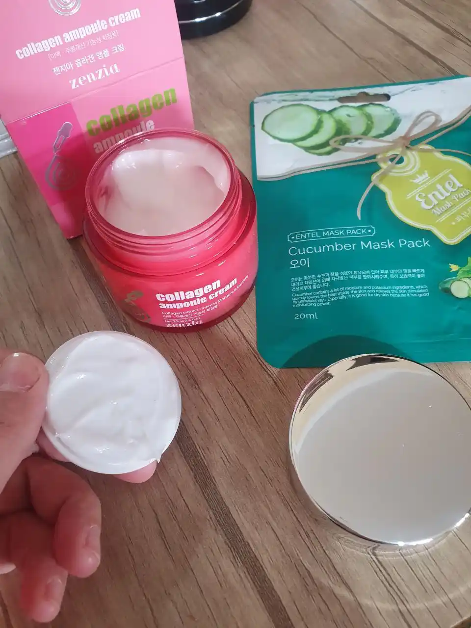 Zenzia Collagen крем для лица, с коллагеном, против морщин, увлажняющий, 70 мл
