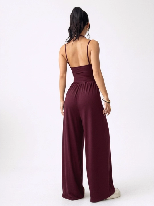 Костюм женский с брюками и футболкой, комбинезон на лямках EllyFashion