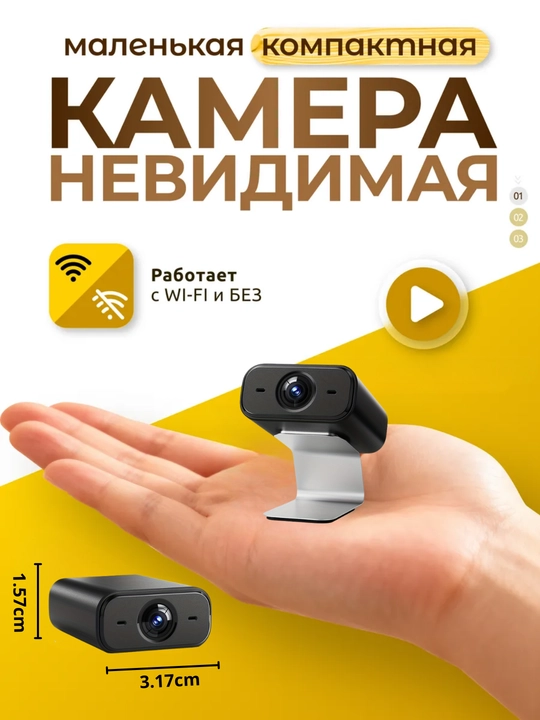 Мини WiFi Камеры для дома и для собственной безопасности - 