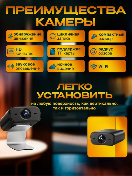 Мини WiFi Камеры для дома и для собственной безопасности