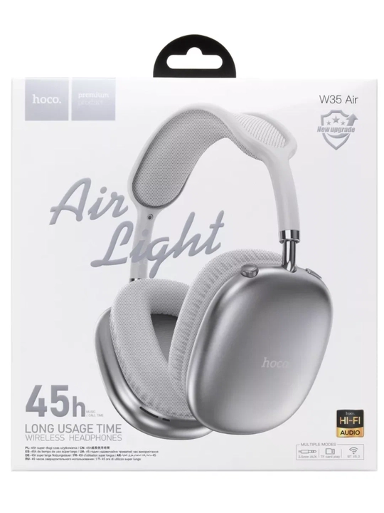 Hoco W35 Air to‘liq o‘lchamli, simsiz quloqchinlari, Bluetooth 5.3