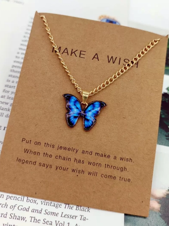 «Make a Wish» kapalak kulonli ziraq — boho uslubidagi ayollar taqinchoqlari