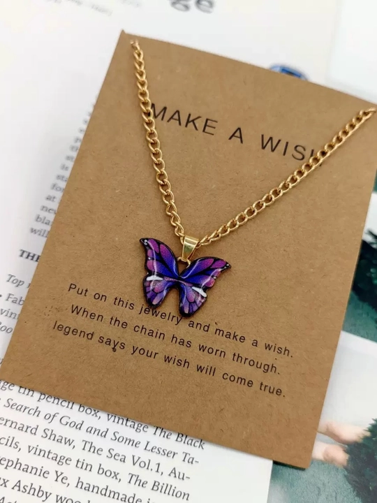 «Make a Wish» kapalak kulonli ziraq — boho uslubidagi ayollar taqinchoqlari
