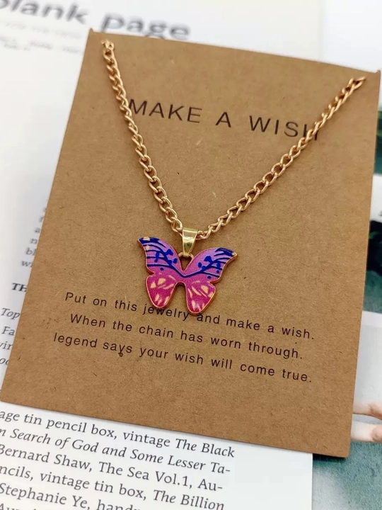 «Make a Wish» kapalak kulonli ziraq — boho uslubidagi ayollar taqinchoqlari