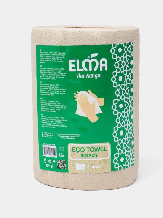 Eco Big Size uch qatlamli qog‘oz sochiqlar