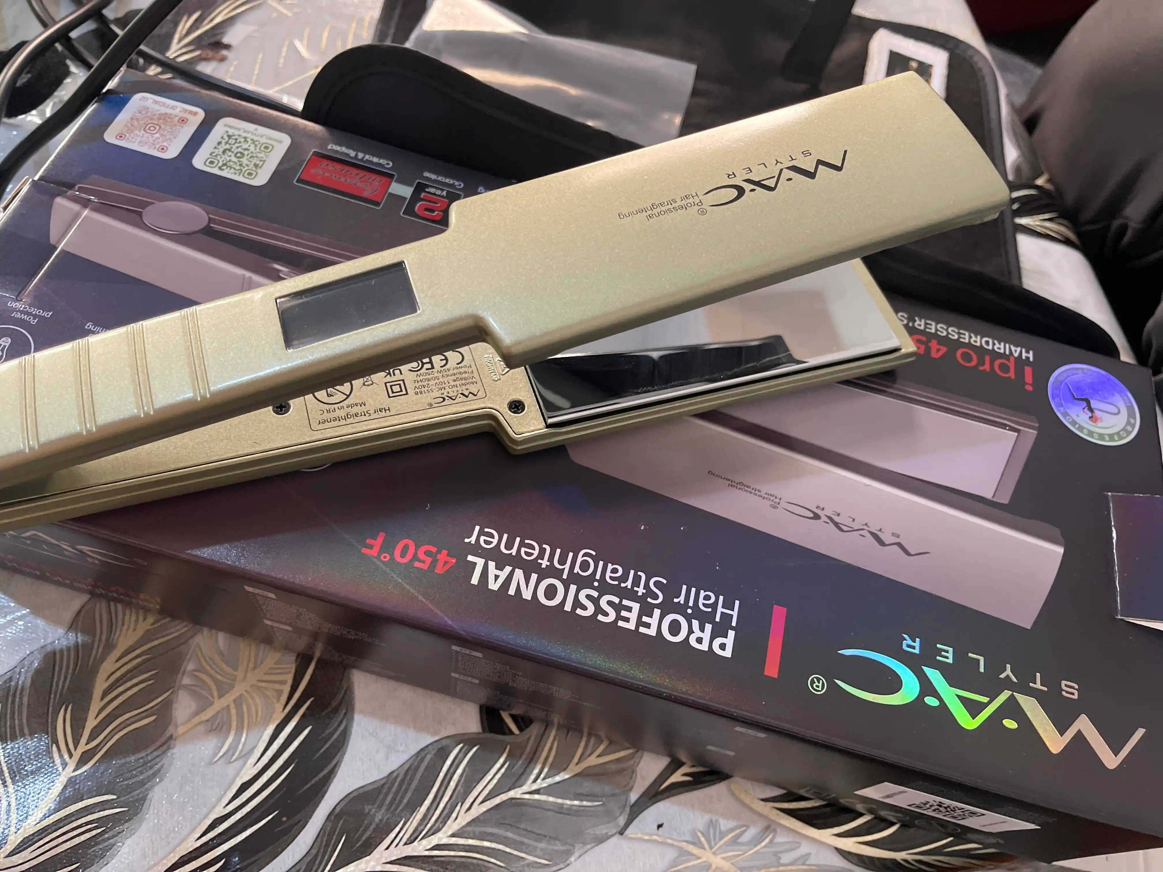 Professional dazmol, soch to‘g‘rilagich MAC Styler MC-5518A, MC-5519, LCD displeyli