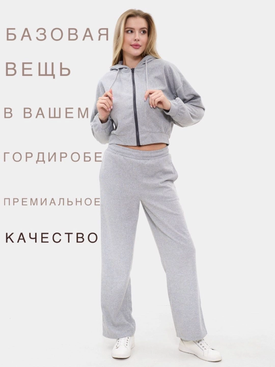 Ikkilik sport kostyumi, ayollar, qulflangan, shim va katta o‘lchamli xudi, bahor-kuz