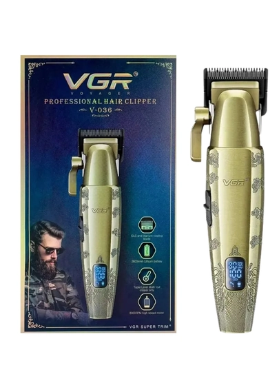 Профессиональный триммер для бороды, машинка станок для стрижки VGR