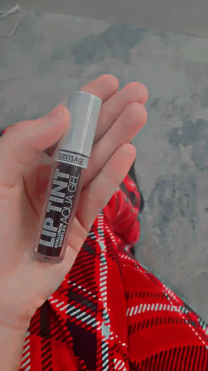 Оттеночный гель-тинт для губ Luxvisage Lip Tint Aqua Gel Hyaluron Complex