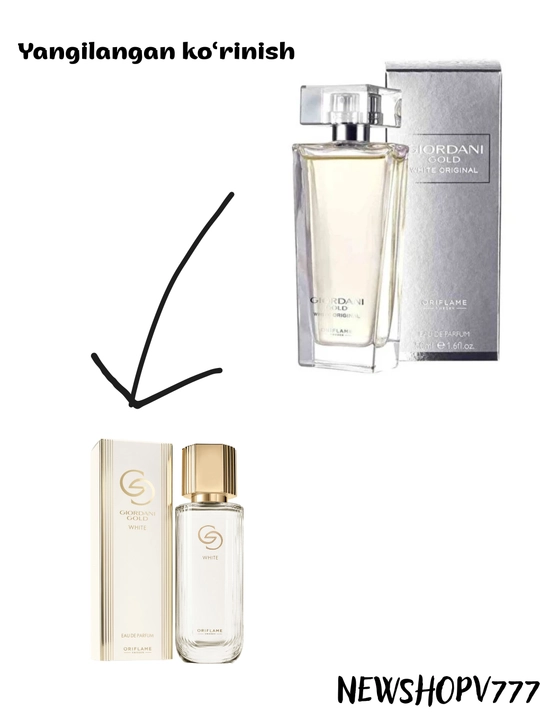 Giordani Gold White ayollar uchun parfyumlangan suv, 50 ml