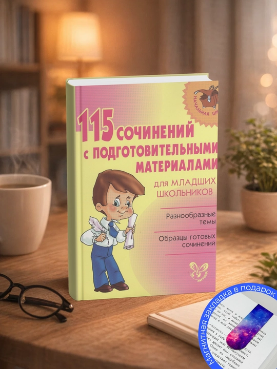 Ольга Ушакова. 115 сочинений с подготовительными материалами для младших школьников - 