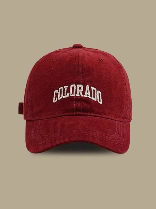 Бейсболка с надписью COLORADO, кепка, унисекс, весенне-осенняя, с глубоким верхом