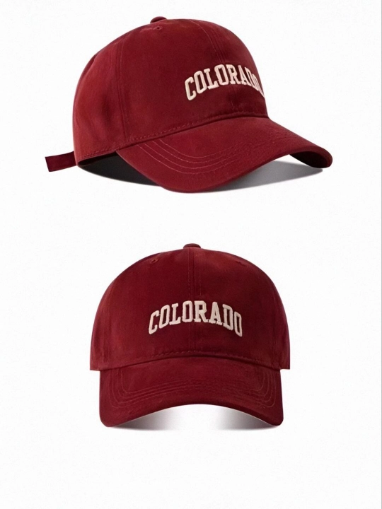 Бейсболка с надписью COLORADO, кепка, унисекс, весенне-осенняя, с глубоким верхом