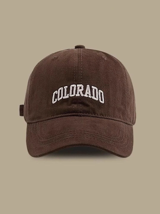 Бейсболка с надписью COLORADO, кепка, унисекс, весенне-осенняя, с глубоким верхом