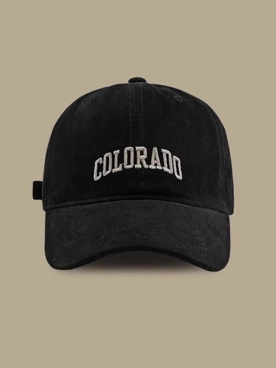 Бейсболка с надписью COLORADO, кепка, унисекс, весенне-осенняя, с глубоким верхом