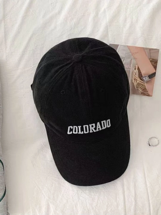 Бейсболка с надписью COLORADO, кепка, унисекс, весенне-осенняя, с глубоким верхом