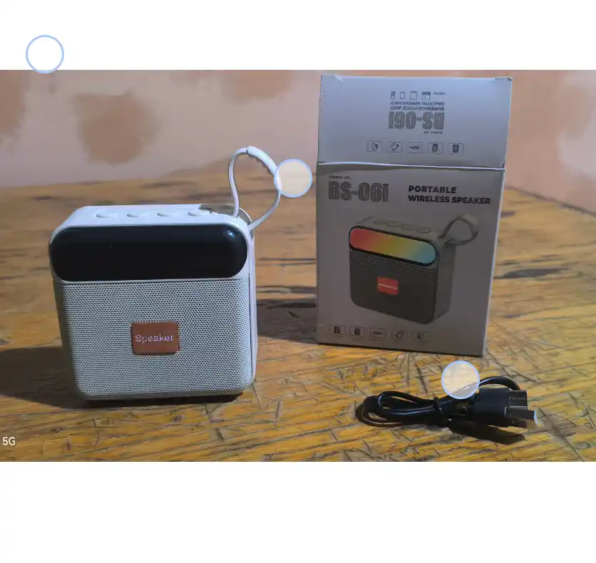 Bluetooth колонка BS06 с сабвуфером — портативная акустическая система HIFI