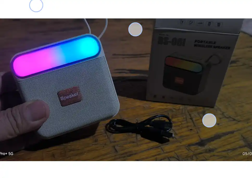 Bluetooth колонка BS06 с сабвуфером — портативная акустическая система HIFI