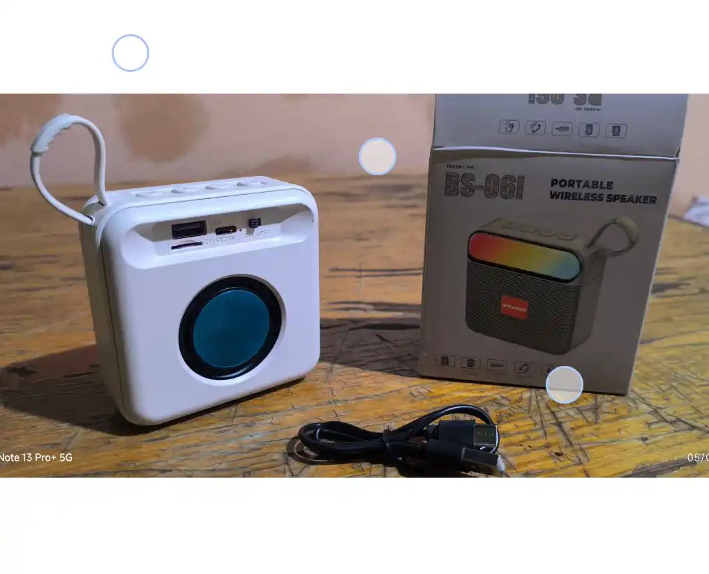 Bluetooth колонка BS06 с сабвуфером — портативная акустическая система HIFI