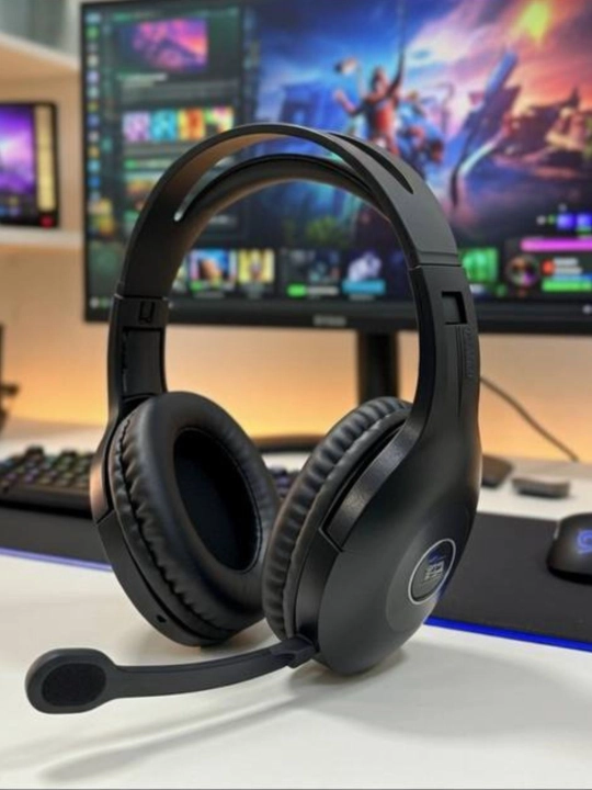 X25 gaming quloqchin, mikrofonli simli garnitura, kompyuter va telefon uchun