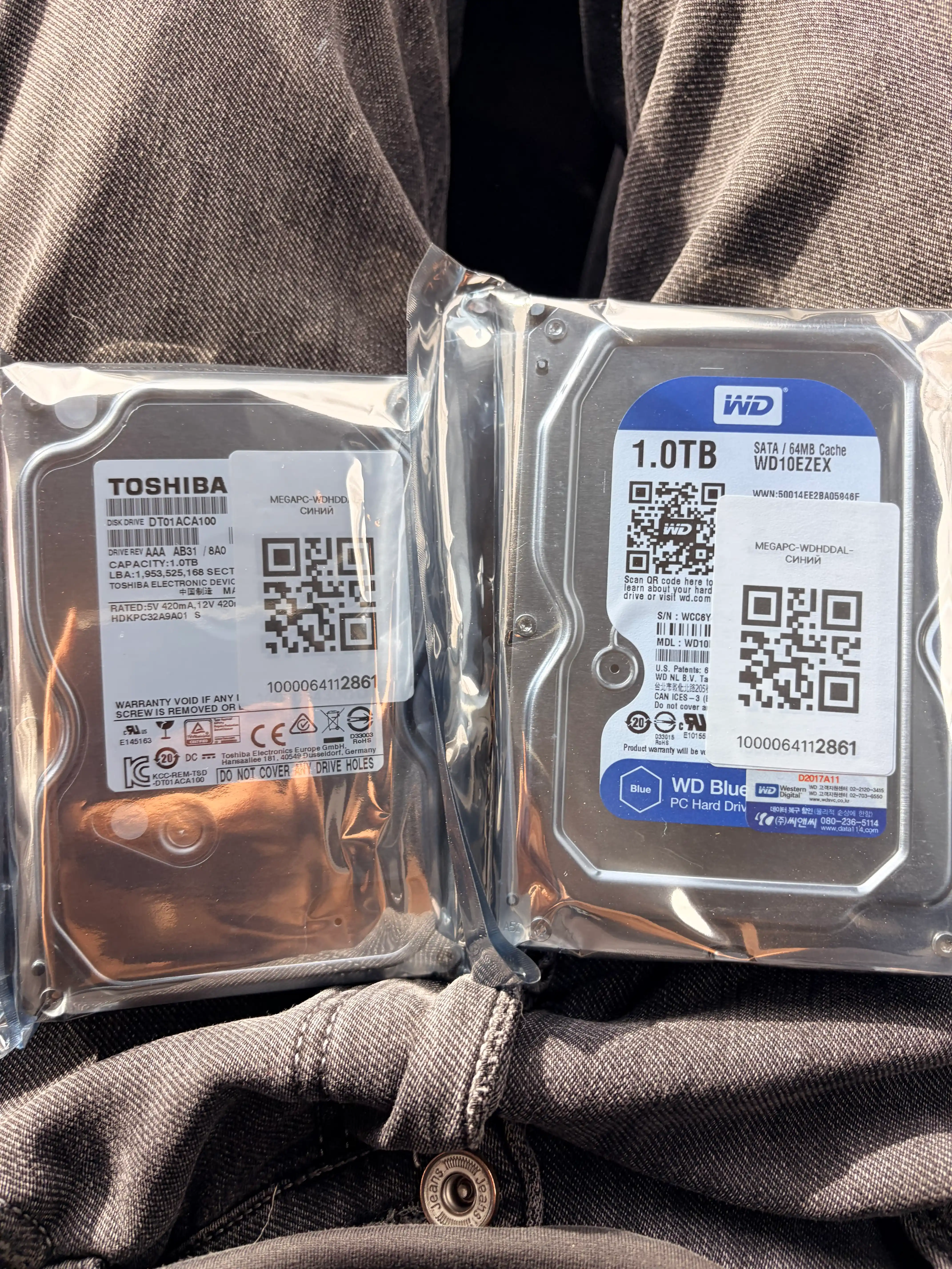 Жесткий диск HDD 500 ГБ 1 ТБ 2 ТБ 3'5 SATA 6 Гб/с, 5400/7200 rpm для ПК компьютера