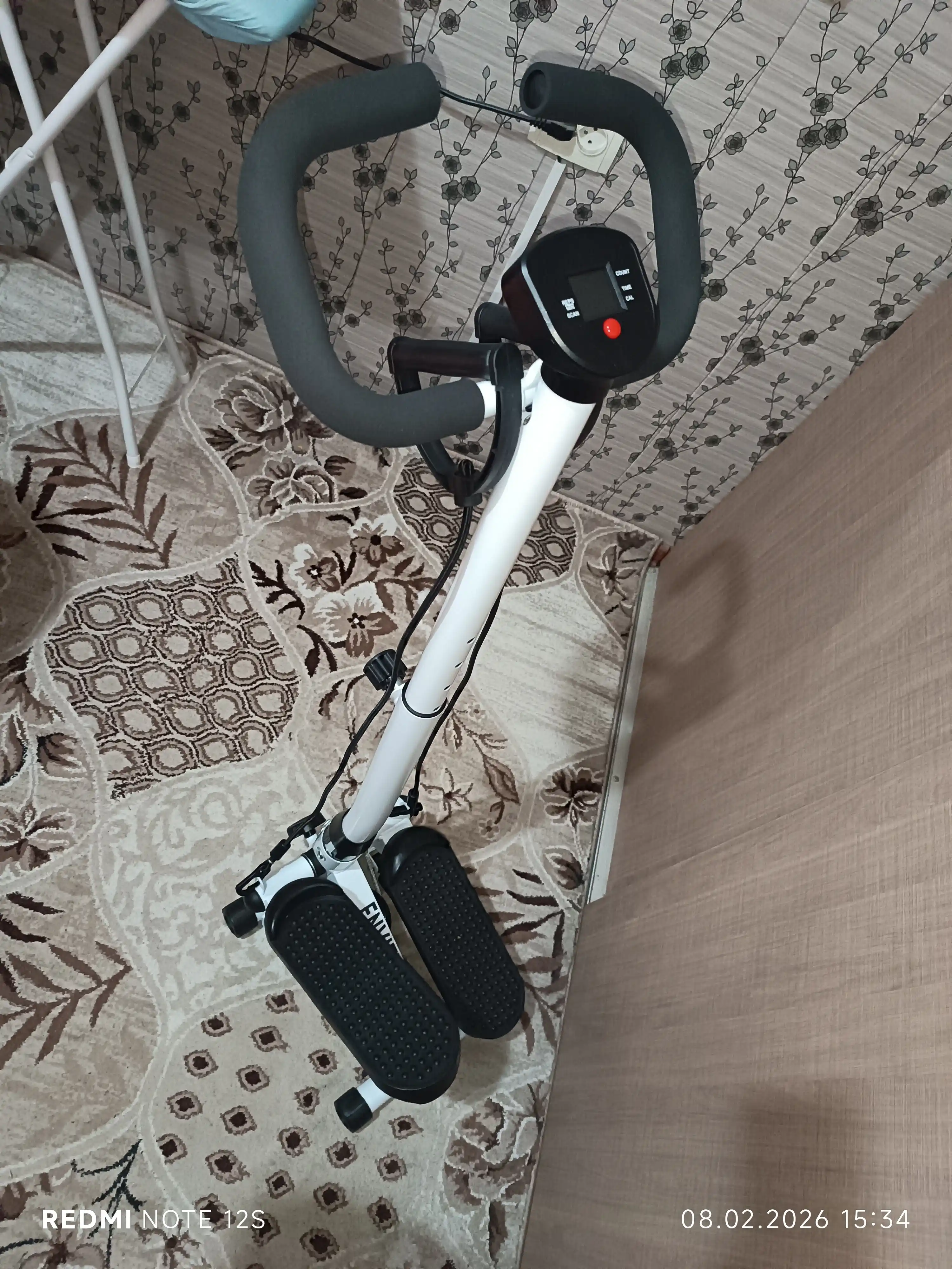 Степпер ENVITY E153 тренажёр для дома с эспандерами — тренажёр для ног, ягодиц и похудения