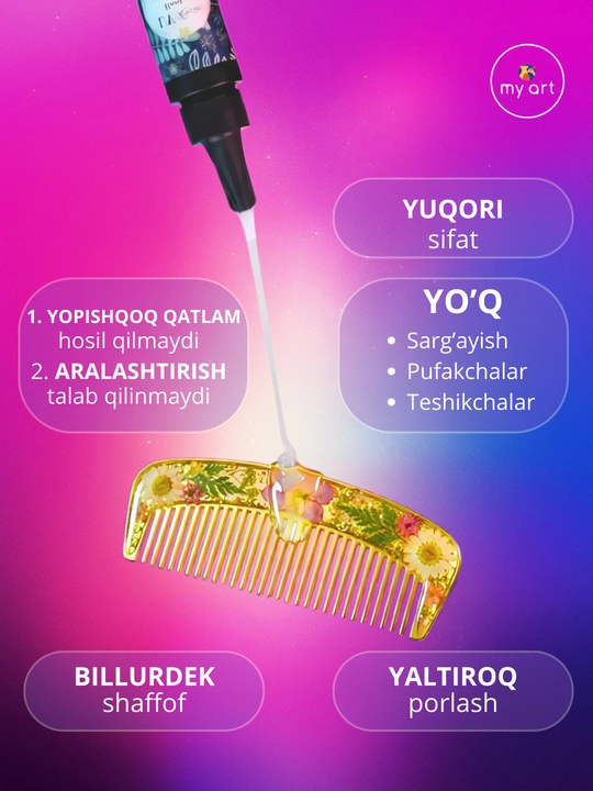 Epoksi smola UV chiroq bilan, UV epoksid smola zargarlik buyumlari yasash uchun