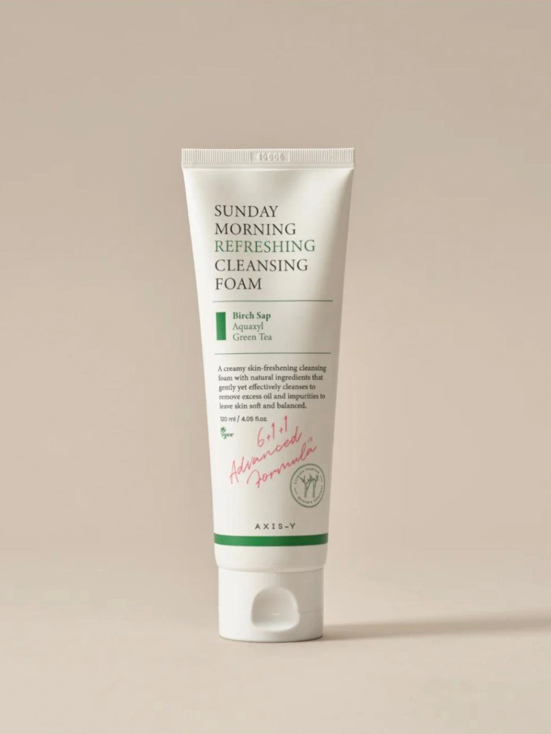 Namlovchi yuz yuvish ko'pik AXIS-Y Sunday Morning Refreshing Cleansing Foam, 120 ml