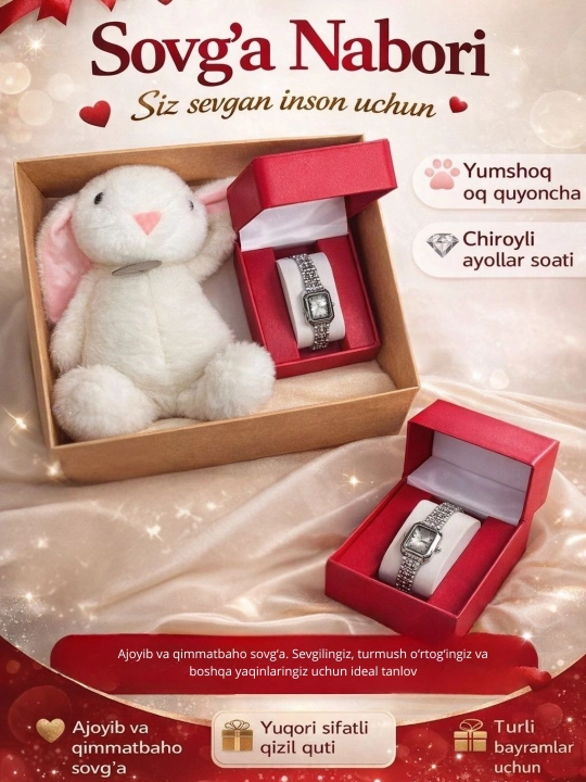 Ayollar uchun sovg'a to'plamlari - 