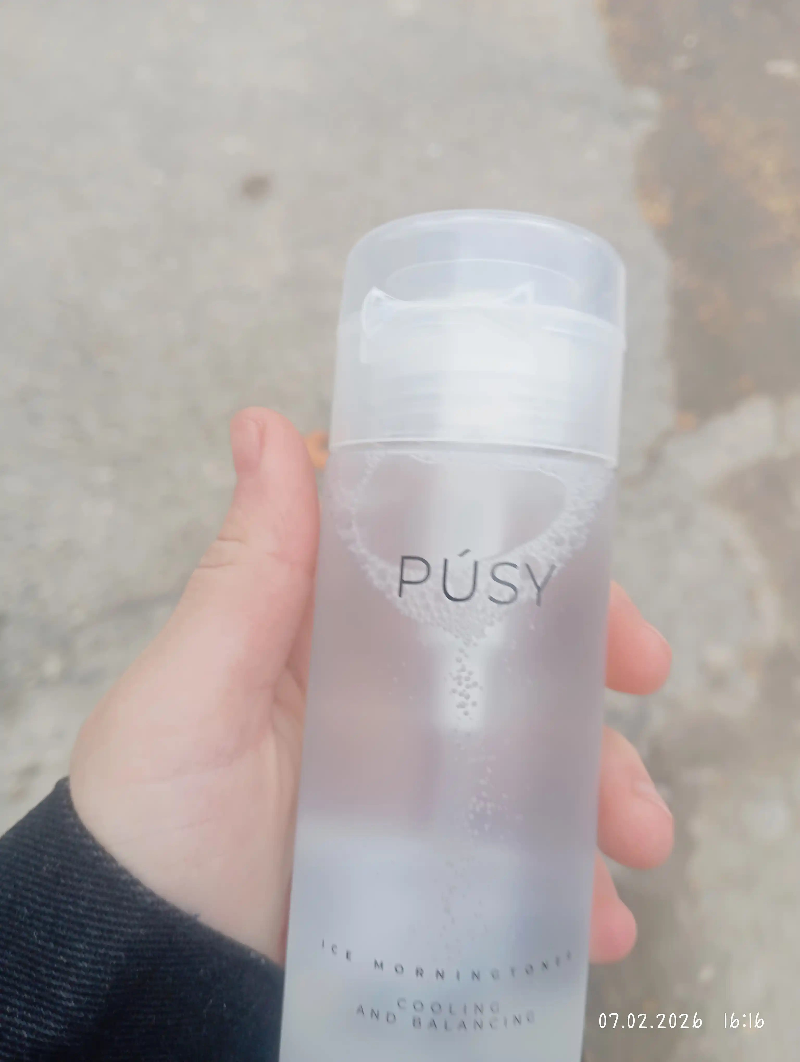 Утренний тоник для кожи лица PUSY, отшелушивающий, освежающий ментол, очищает поры, 150 мл