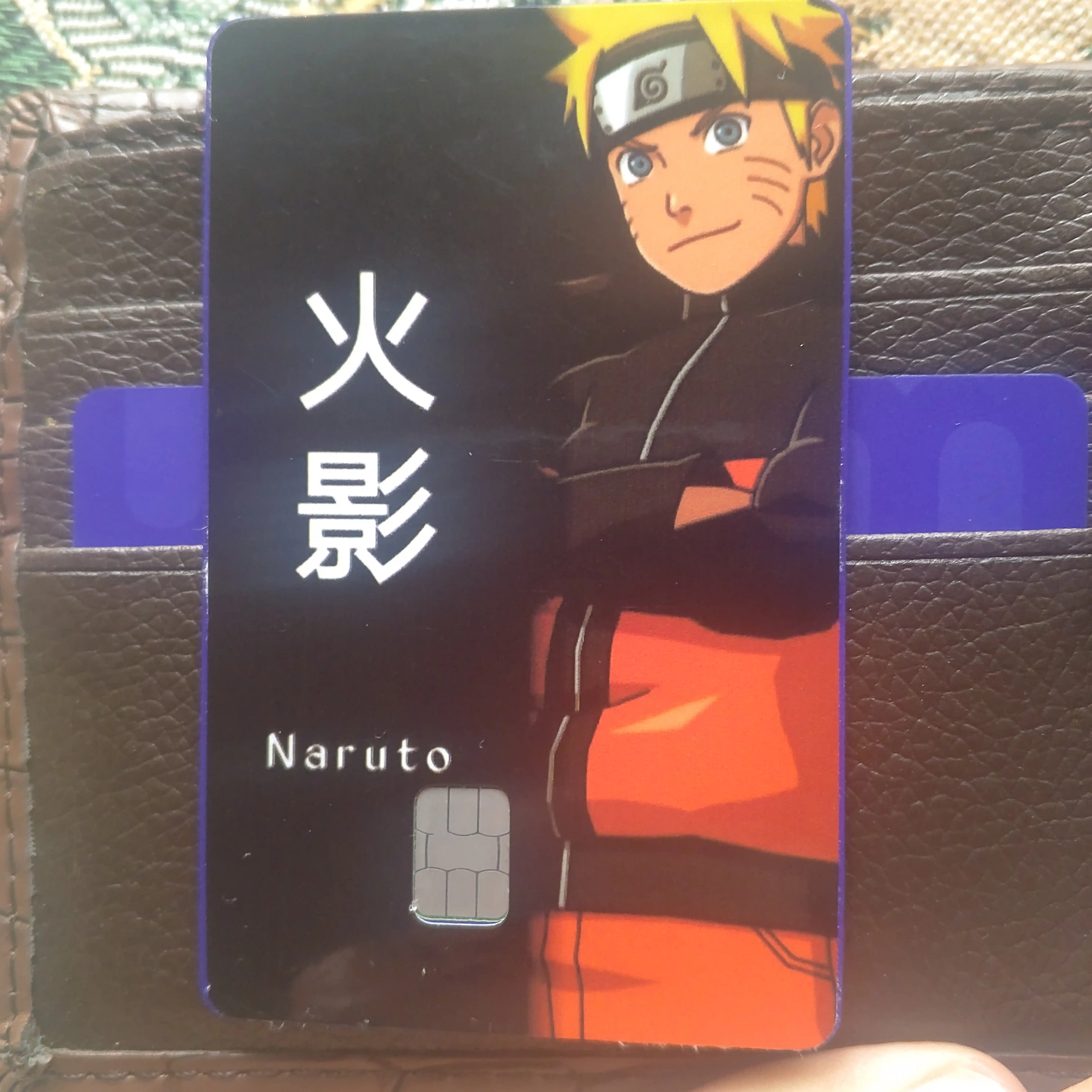 Bank kartasi stikerlari, Naruto, anime