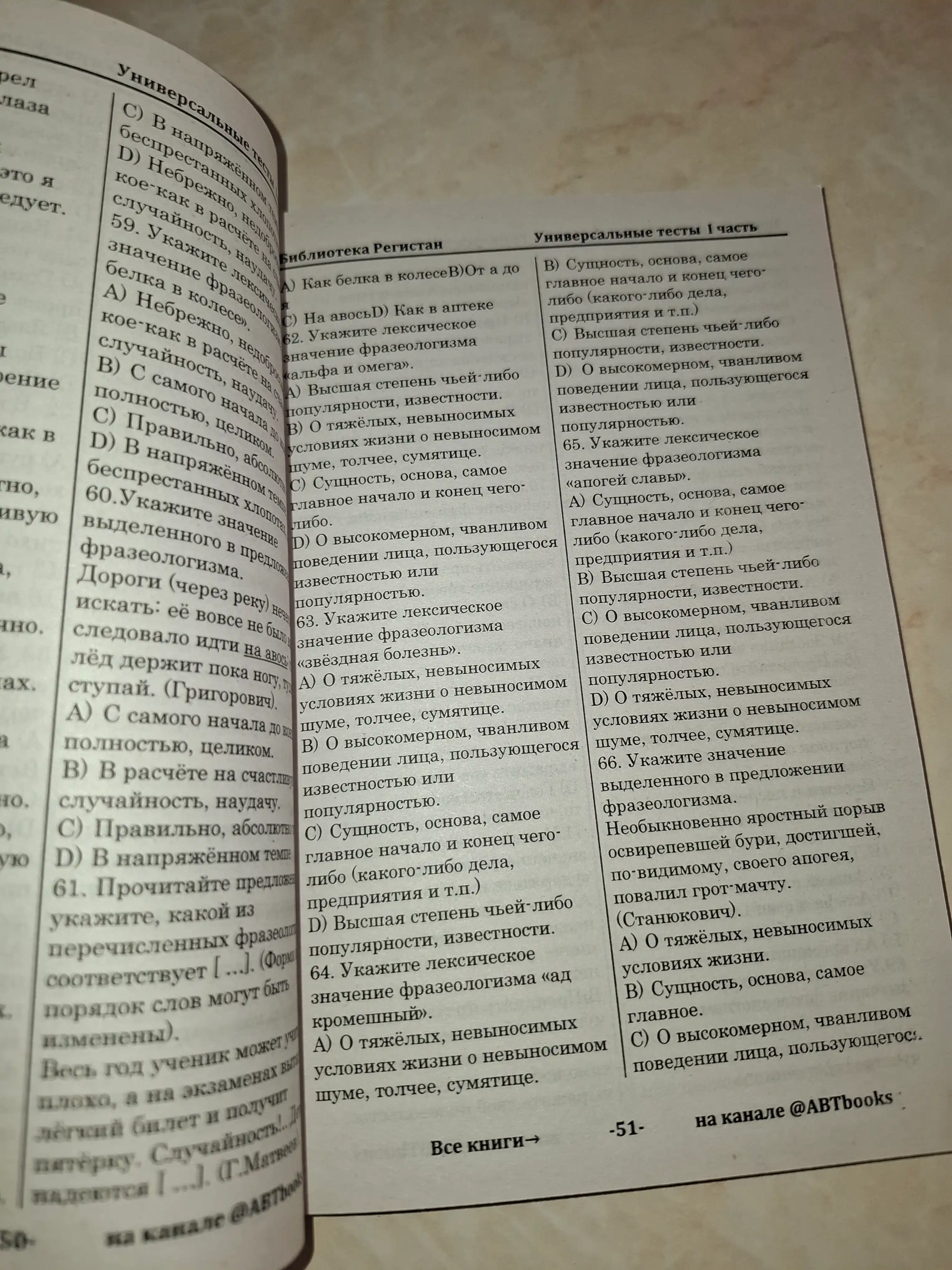 Тестовый сборник по синтаксису, пунктуации, стилистике, Абдурахманова Шохсанам (II-часть)