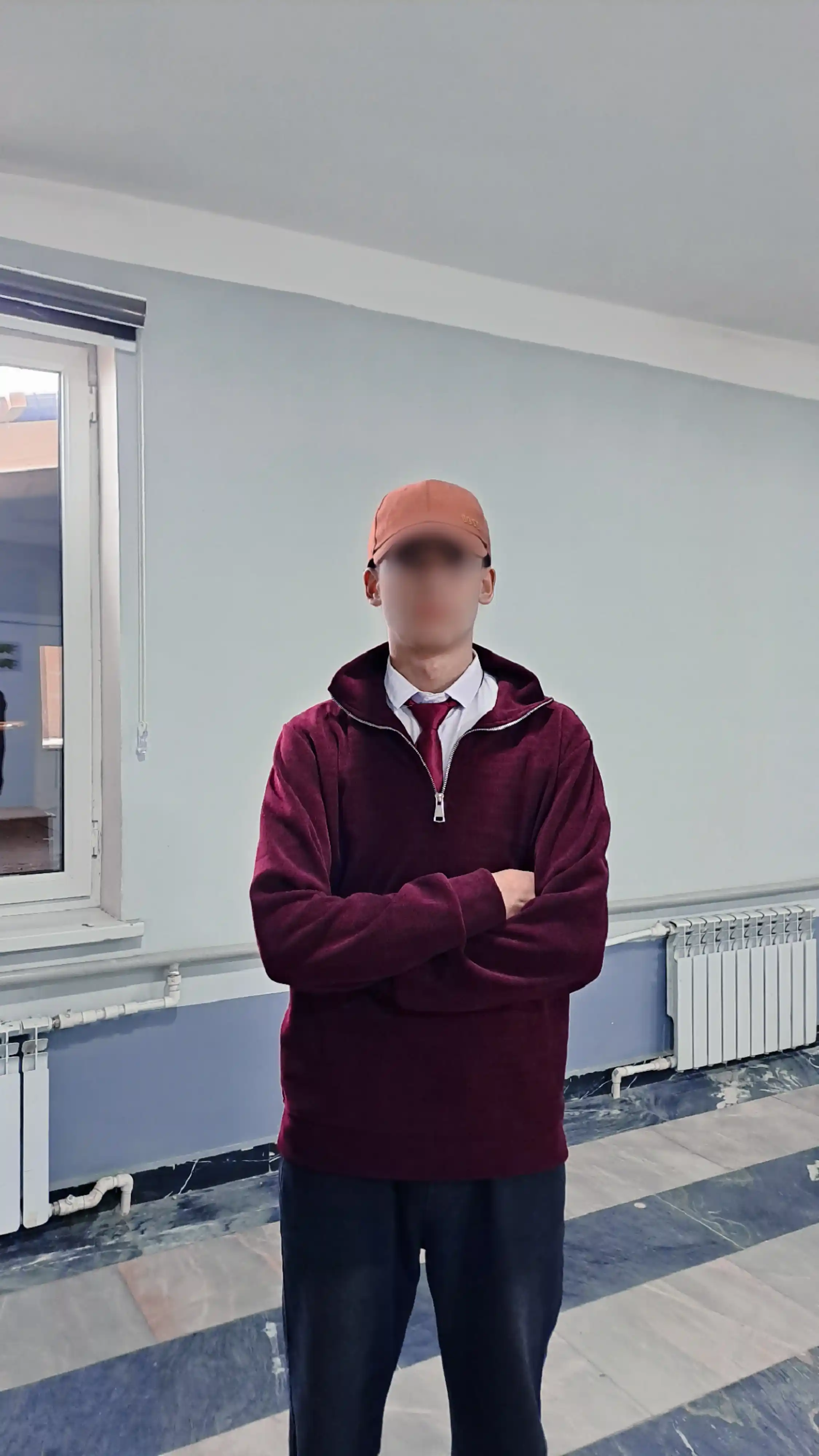 Свитер мужской оверсайз, джемпер полузамок, мужской свитер на осень, кофта мужская