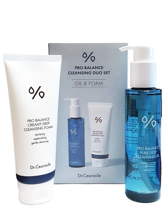 Очищающий набор средств для лица Dr.Ceuracle Pro Balance Cleansing Duo Set - 