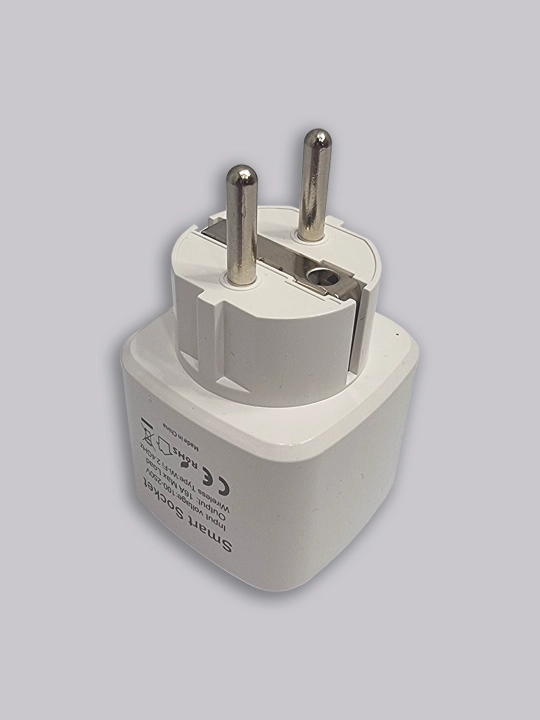 Aqlli Wi-Fi rozetka 16A / 3520 Vt — elektr sarfini hisoblash, taymer va himoya bilan