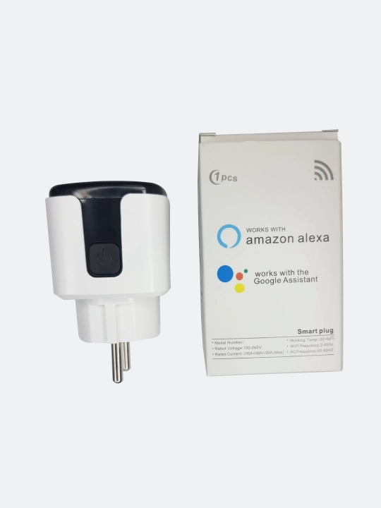 Aqlli Wi-Fi rozetka 16A / 3520 Vt — elektr sarfini hisoblash, taymer va himoya bilan