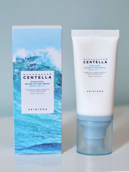 Centella bilan yuz uchun quyoshdan himoyalovchi krem, SPF 50+, PA++++