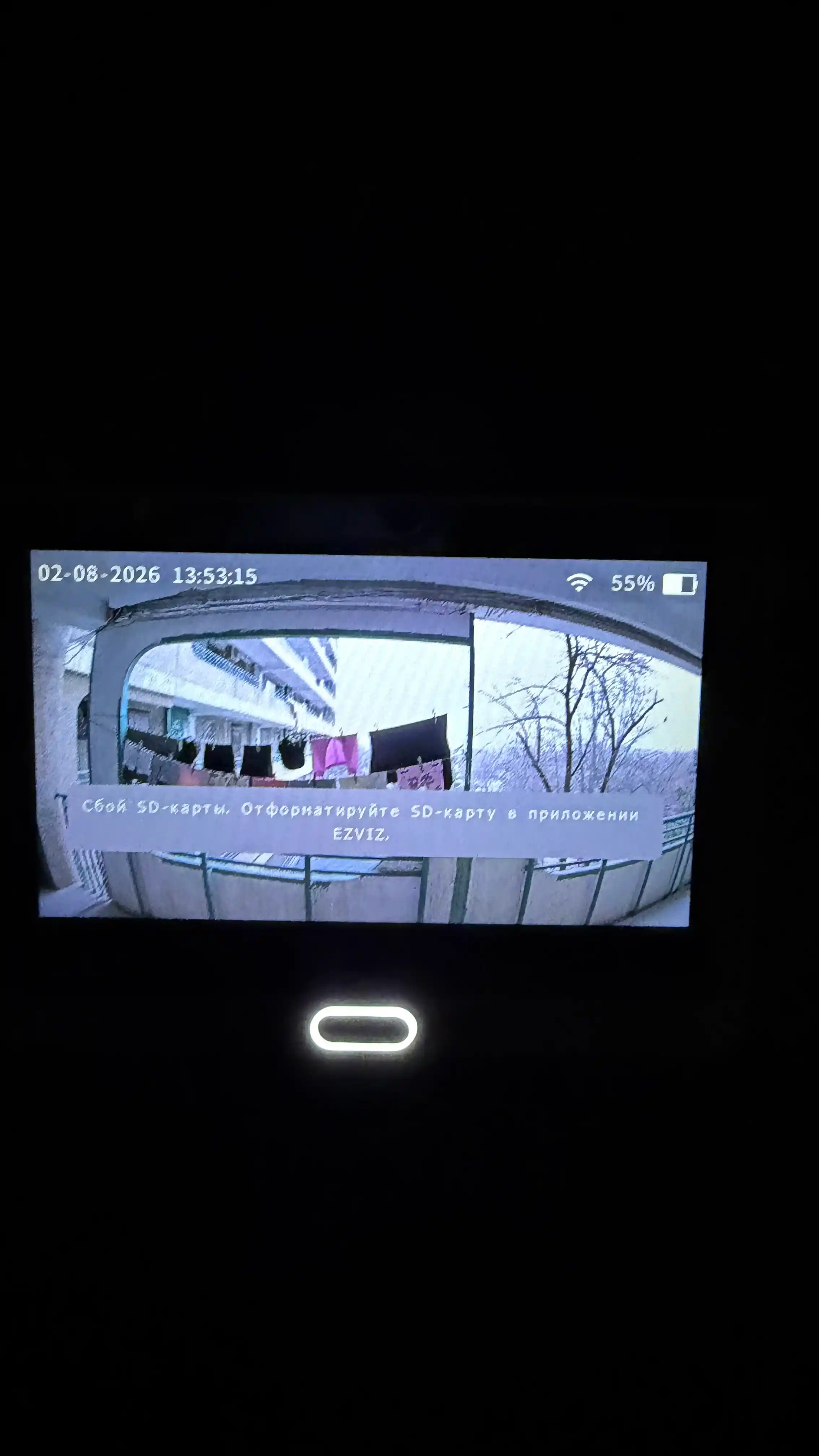 Aqlli videoglazok Wi-Fi EZVIZ DP2C 2MP, kamera, eshik glazogi, domofon, qo‘ng‘iroq