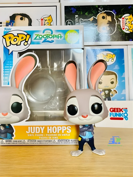 Funko POP! Disney Zootopia figurkalari — Judy Hopps, Nick Wilde, Gazelle, Pawbert