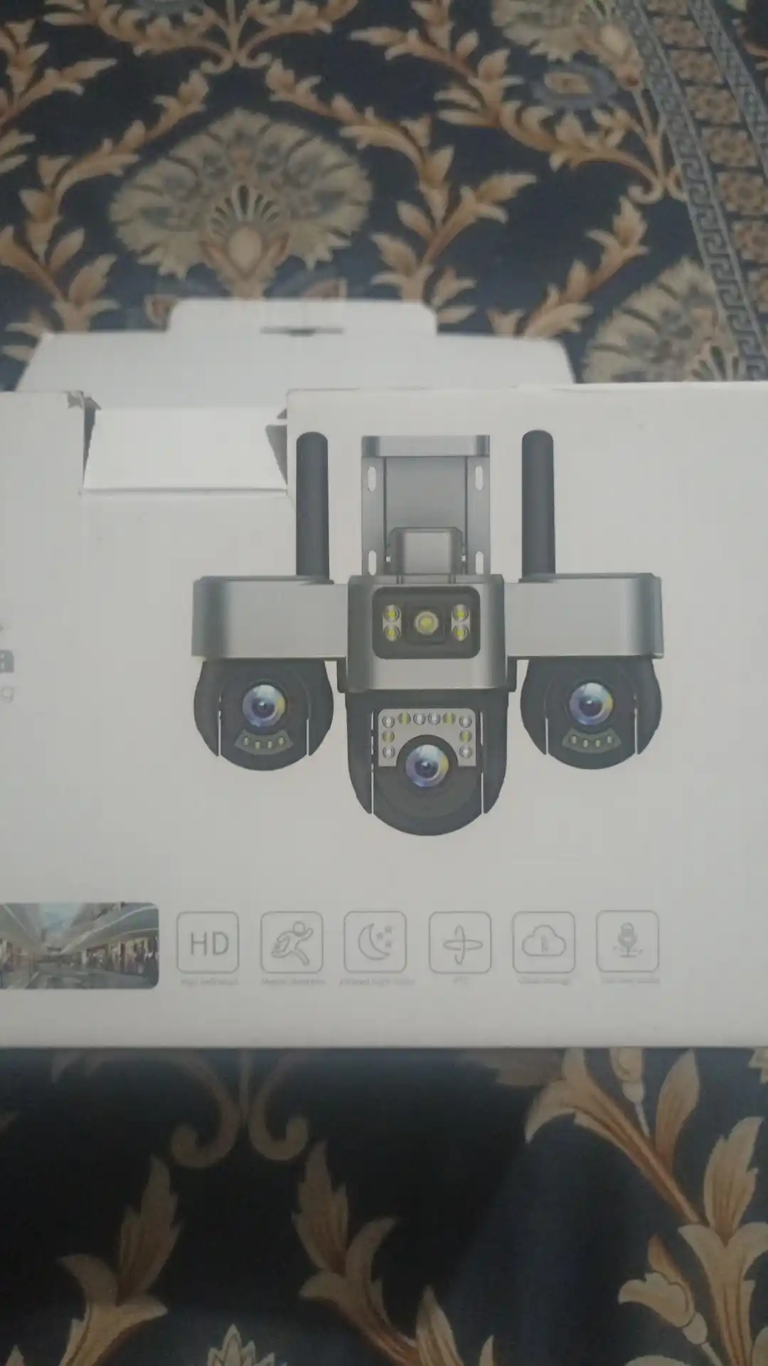 Камеры видеонаблюдения v380 5+5+5=15MP Full HD изображение