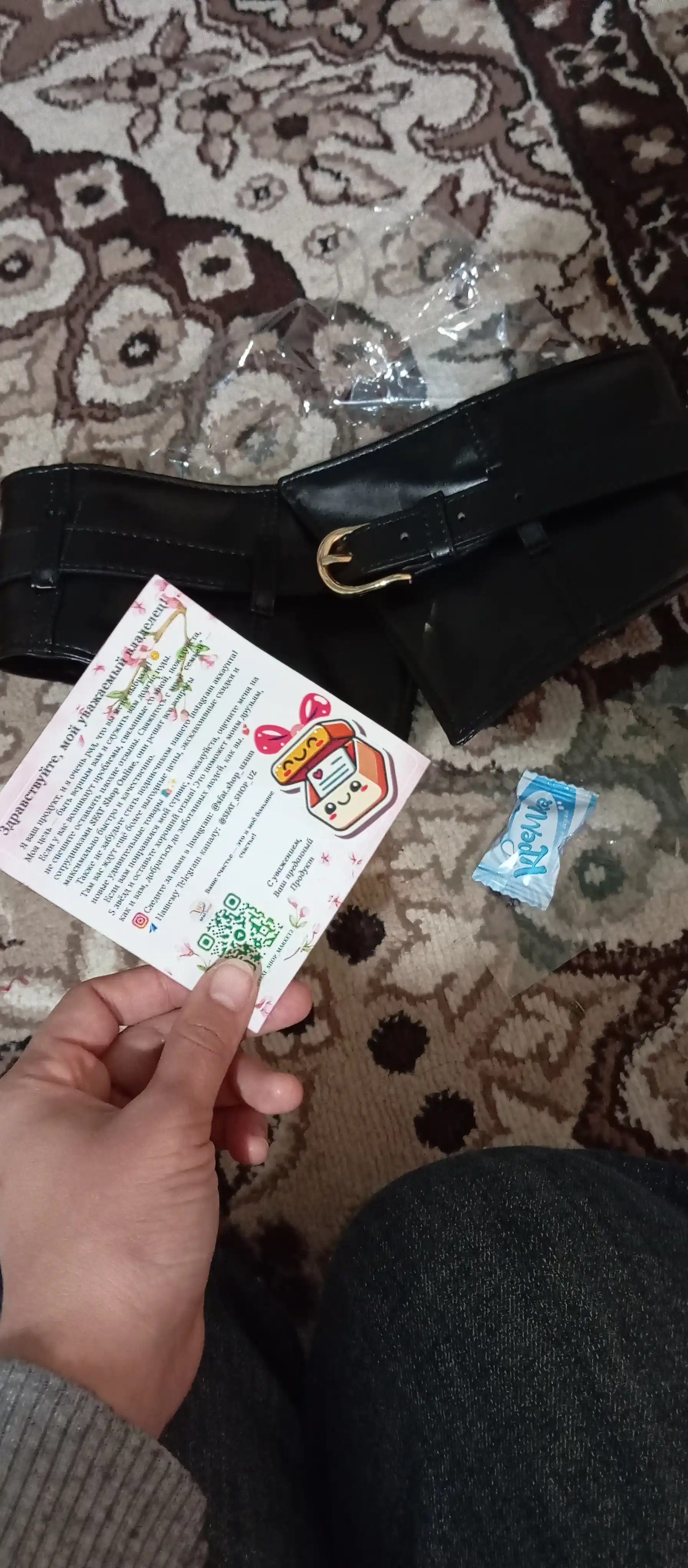 Ayollar uchun tabiiy teridan belbog‘ —har qanday kiyimga nafis ko‘rinish,universal o‘lcham
