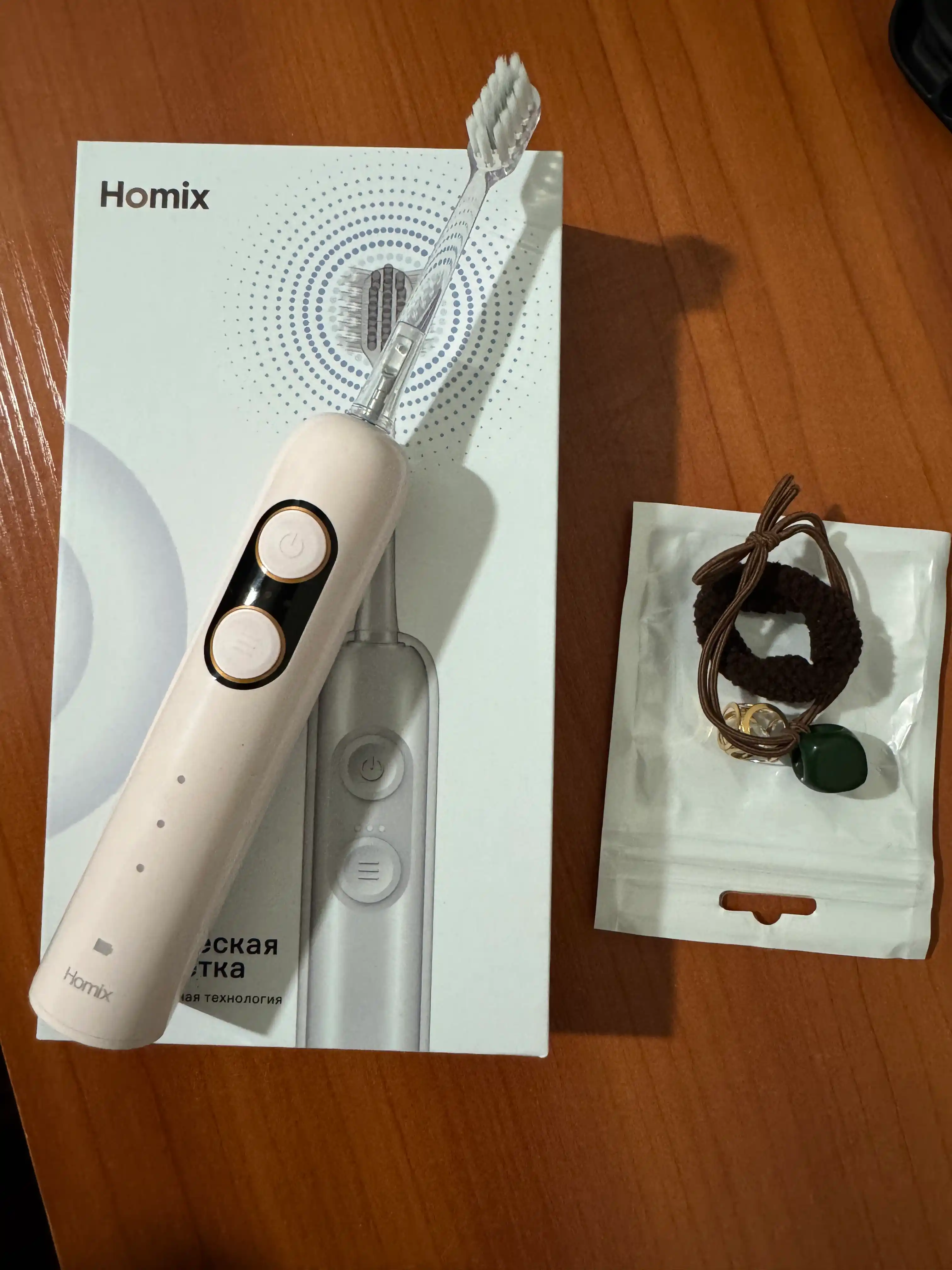 Homix elektr tish cho'tkasi, 9 rejim, 3 nasadka (2 DuPont+yumshoq), IPX7, Type-C