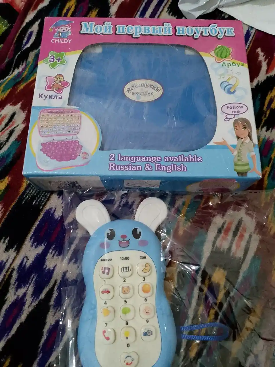 Musiqiy rivojlantiruvchi bolalar telefoni, rivojlantiruvchi o‘yinchoq bir yoshdan boshlab