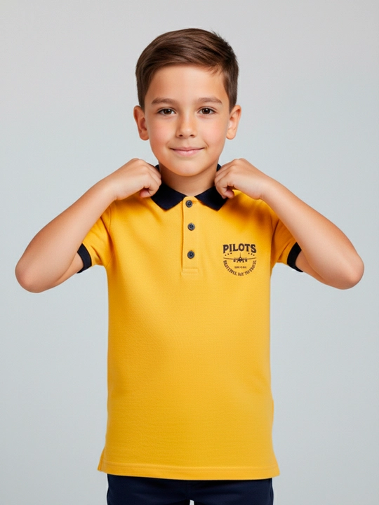 O`g`il bolalar uchun polo, futbolka, paxta NEO - 