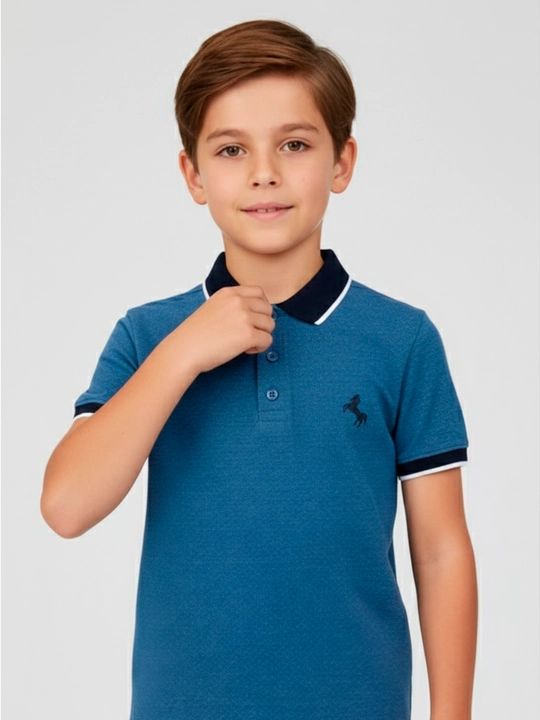 O`g`il bolalar uchun polo, futbolka, paxta NEO