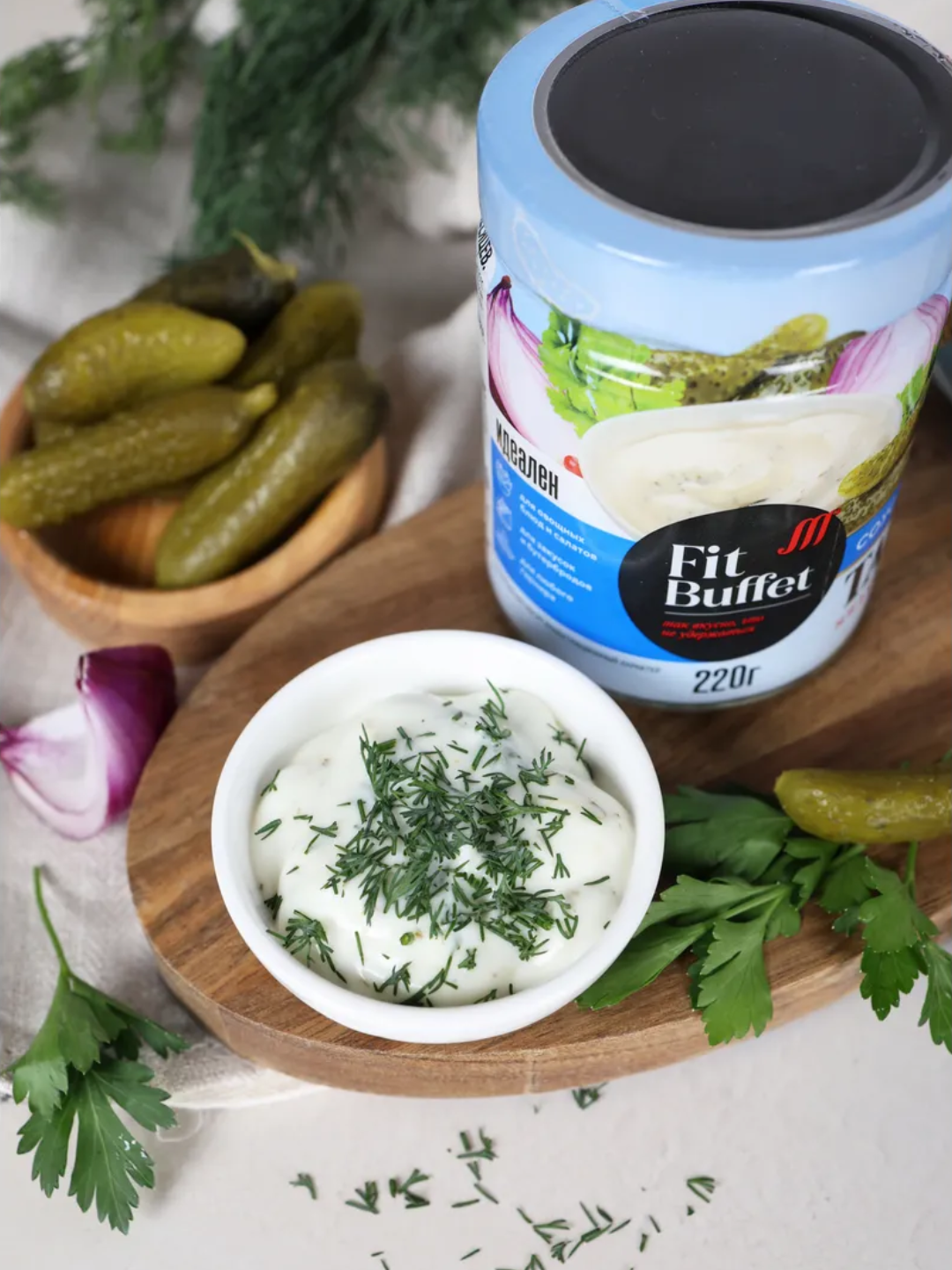 Past kaloriyali mayonezli sous Tar-Tar, FitParad, 220 gr