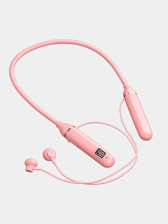 Bluetooth bo‘yinli quloqchin, LED displey,  Type-C, microSD, Bluetooth- quloqchinlar